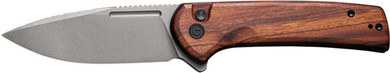 CIVIVI KNIFE CONSPIRATOR 3.48"CUIBOURTIA WOOD/GRY STONEWASH! C210063