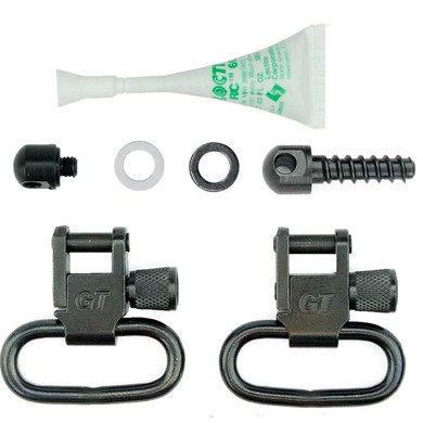 Grovtec Shotgun Locking Swivel Set for Mossberg 500 Black XUGTSW31