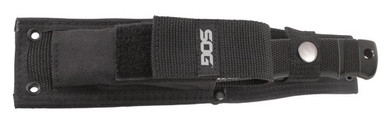 SOG KNIFE SEAL PUP ELITE</br>BLACK W/SHEATH E37SNCP