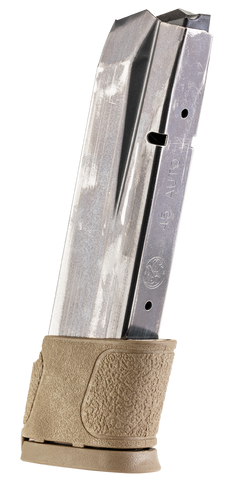 Smith & Wesson 194770000 M&P  14rd 45ACP Brown Floor Plate Steel 55561
