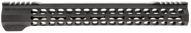 Bowden Tactical J1355315C Cornerstone Competition Handgaurd 15" M-LOK with Competition Top, Hard Coat Black Anodized Aluminum, Pre-Heated 4140 Steel Barrel Nut for AR-Platform, Full Flat Top 151280
