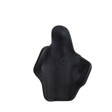 1791 Gunleather ORBH1SBLR BH1 Optic Ready OWB Size 01 Stealth Black Leather Belt Slide Fits 5" 1911 Right Hand 121729