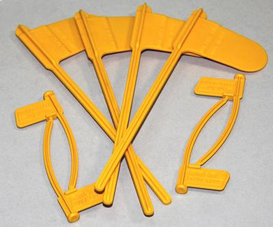 MTM CFP Pistol & Rifle Chamber Indicator Flags Yellow MTCFP