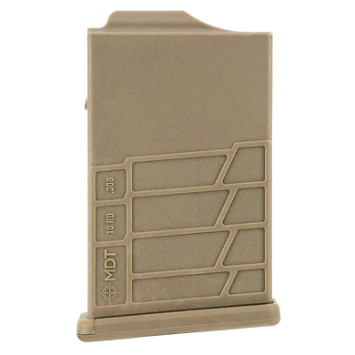 Mdt Sporting Goods Inc 104447FDE AICS Magazine  10rd Extended 308/6.5 Creedmoor Short Action, FDE Polymer Fits Some Chassis/Bottom Metal (MDT/XLR/KRG/GRS/CDI/Pacific Tool & Gauge) 157654