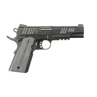 Alpha Foxtrot AF1911 70 Series Handgun 9mm Luger 9rd Magazine 5" Barrel Black Novak Sights XXAA01X1ENDPDBK10GGC