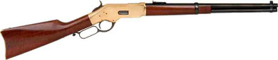 CIMARRON 1866 YELLOWBOY 38SP</br>19" SR CARBINE BRASS/BLUED GCA220AS1