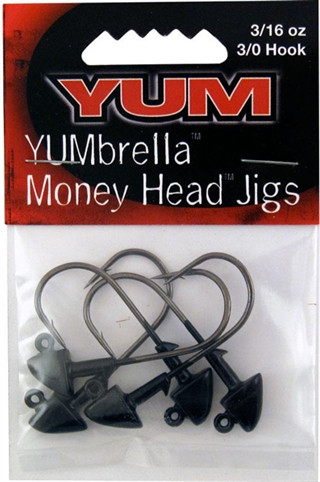YUM UMBRELLA MONEY JIGHEAD 3/16 5PK YBMHJ3631