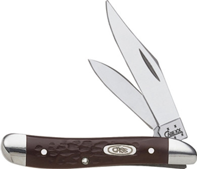 CASE MED STKMN 3BL 33/8" BROWN C217