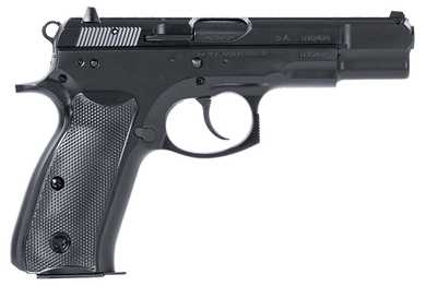 CZ-USA 01130 CZ 75 BD 9mm Luger 10+1 4.60" Black Steel Barrel, Black Serrated Steel Slide, Black Polycoat Steel Frame w/Beavertail, Black Plastic Grip 31181