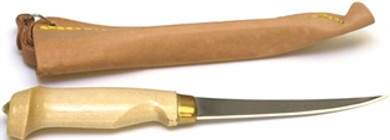 EC WOOD HANDLE FILLET KNIFE 6'SS 03050-2