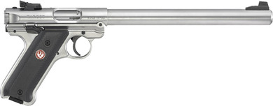 RUGER MARK IV TARGET 22LR10" BULL AS SS SYNTHETIC G40174