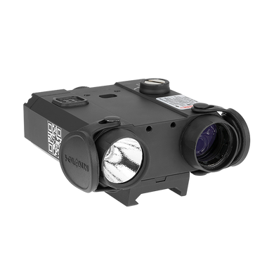 Holosun LS420G LS420G  Matte Black Green Laser & IR Pointer/Illuminator Coaxial Dual Laser 600 Lumen White Light 157447
