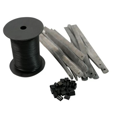 Zink Decoy Rigging Kit with 200' PVC Decoy Line 4 oz Strap Weights (12) Line Crimps (24) AVZNKZNKAY021W