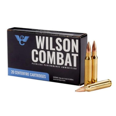 Wilson Combat Sierra MatchKing Rifle Ammunition .223 Rem 69gr HPBT 2700 fps 20/ct WCA22369HPBT
