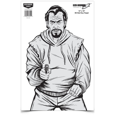 EZE-SCORER BAD GUY 12 X18'' TARGETS 5 PACK 430114046