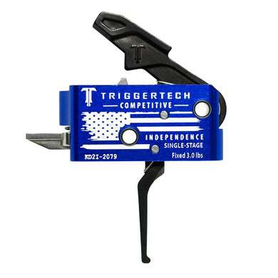 TriggerTech Special Edition Independence Day Competitive Rifle Trigger for AR-15 3lbs Flat Black ZTX50SAB33NNF