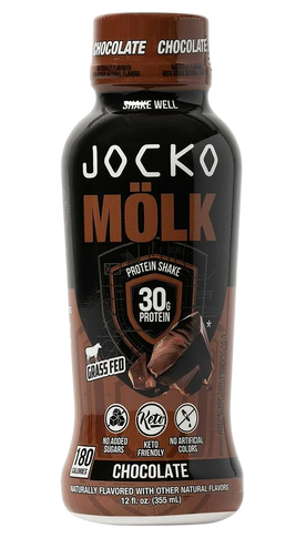 Jocko Fuel 29092 Chocolate Protein Shake 12oz 12Pack 184823