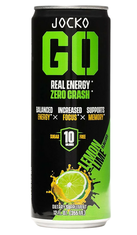 Jocko Fuel 29006 Lemon Lime Energy Drinks 12oz 12Pack 184817