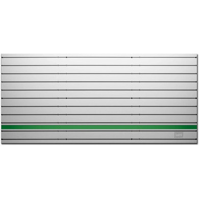MODWALL PANEL 48''WX22''H DOLPHIN GRAY W/GREEN LINE HERO STRIP 430114342