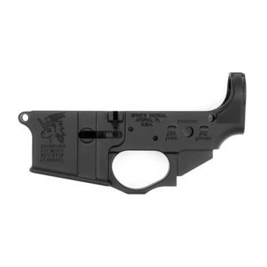 SPIKES TACTICAL STRIPPED LOWER RECEIVER MULTI CAL SNOWFLAKE SPIKSTLS030