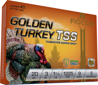 GLDN TRKY TSS TUNGSTEN 20G 3" 9SHT 1-3/8 FIOC203TSS9