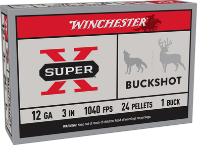 12GA 3" #1 BUCK 5 RD BOX WINCXB1231