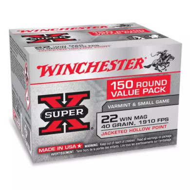 .22 WIN MAG 40GR 150RDS JHP WINCX22MH150