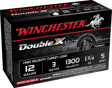 WINCHESTER DOUBLE X 12G 3" #5  1-3/4OZ 10RD BX 100RD CS WINCSTH1235