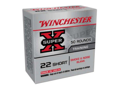 22SHORT BLK PWDR BLANKS 50RDS WINCX22SBW