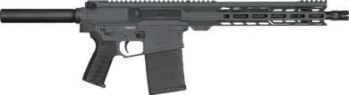 dCMMG PISTOL, BANSHEE, MK3, 308, 12.5", SNIPER GRY W/SBA3 CMMG38A928E-SG