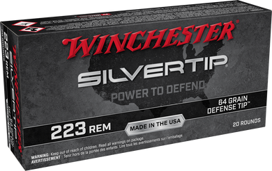 WINCHESTER BALLISTIC SILVERTIP 223 REM 20RD BX 200RD CASE WINCW223ST