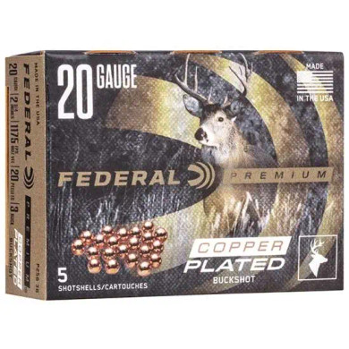 FEDERAL 20GA 2-3/4" MAX. 20 PELLETS-3B 5 RD/BX 50 BX/CS FEDEP2563B