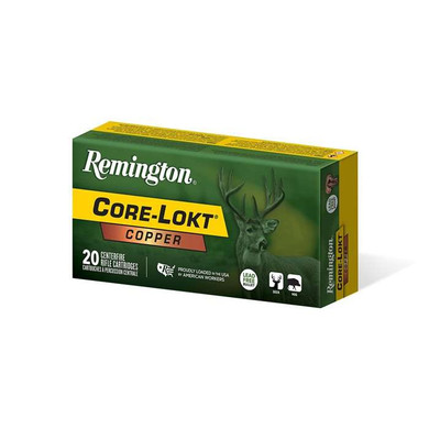 REMINGTON RCC360BH3 360 BUCKHAMMER 160GR CORE-LOKT COPPER HP 20 RD/BX 10 BX/CS REMIR20061