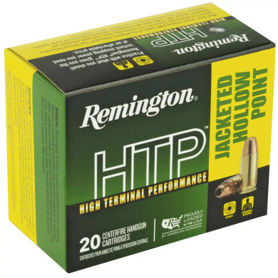 REMINGTON 45 AUTO 230GR JHP HTP 20 RND BX 20 RD/BX 25 BX/CS REMI21455
