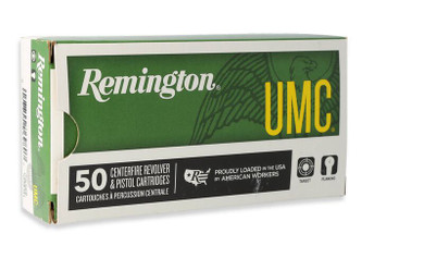 REMINGTON 40 S&W 165GR FMJ UMC 50 RND PK 50 RD/BX 10 BX/CS REMI23746