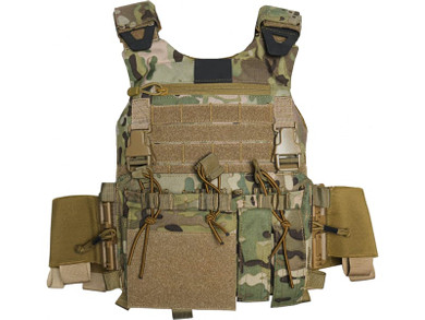 GUARD DOG TRAKR PLATE CARRIER MULTI CAM W/ PLACARD (14999) GUARTRAKR-MC-PRO