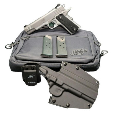 KIMBER 1911 CUSTOM LW BUNDLE 45ACP STS 3-7RD MAGS, MFT HLSTR, MFT MAG HLSTR, RANGE BAG KIMB3700826