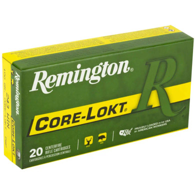 REMINGTON R243W3 243 WIN 100GR CORE-LOKT PSP 20 RD/BX 10 BX/CS REMIR27802