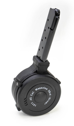 1911 .45 ACP 28RD  DRUM MAG REDWRWB-191145D28