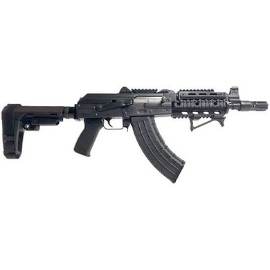 ZASTAVA USA ZPAP92 PSTL 7.62X39 10" W/ NIGHT BRAKE, QUAD RAIL, TOP RAIL SBA3 BRACE 1-30RD MAG ZASTZP92762TACM