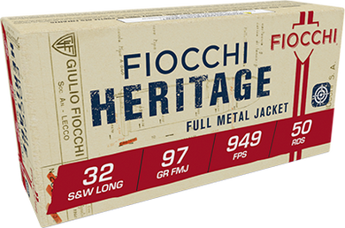 FIOCCHI 32 S&W LONG RANGE DYNAMICS 97G FMJ 50RD BX 1000RD CS FIOC32SWLA