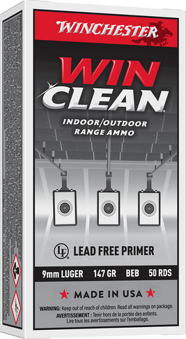 WINCHESTER 9 MM SUPER-X TARGET WINCLEAN 147 GR 50 RD/BX 10 BX/CS WINCWC93