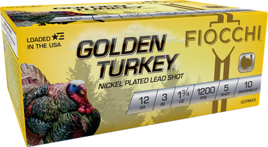 GLDN TRKY NIKL PLTD 12G 3" 1 3/4 #5 10RD BX FIOC123TRKC5
