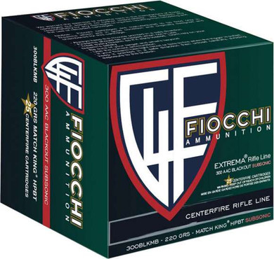 FIOCCHI 300 BLACKOUT 220 HPBT MK 25RD/BX FIOC300BLKMB