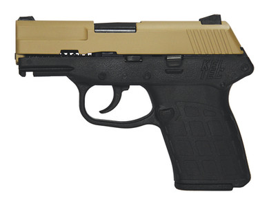 KELTEC P11 9MM PSTL TAN/BLK GRIP BLEM KELTP11TANBLK-BLEM
