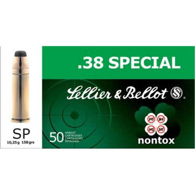 38 SPECIAL 158GR NON-TOXIC TOTAL FULL METAL JACKET 50/BOX 105053012