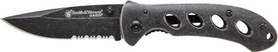 S&W OASIS SMALL LINER LOCK</br>KNIFE 2.6" STONEWASH BLADE SW421CP