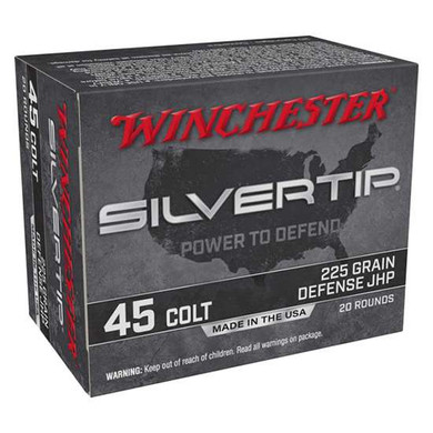 WINCHESTER BALLISTIC SILVERTIP 45COLT 225G JHP WINCW45CST