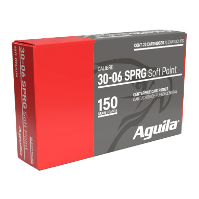AGUILA 30-06 SPRG 150GR INTERLOCK BTSP 20RD BX 10 BOXES PER CASE AGUI8108AG
