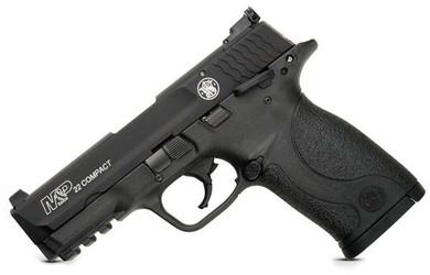 SMITH & WESSON M&P22 CMPCT 22LR PSTL BLK 10RD SAO SMIT108390